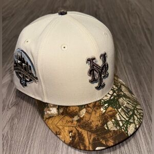 New Era Custom New York Mets Chrome/Real Tree 59fifty 7-1/2